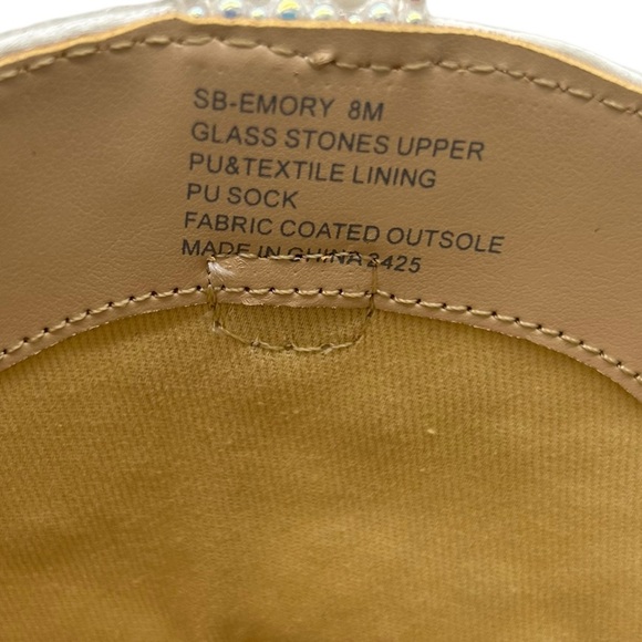 Betsey Johnson Emory Rhinestone Western Boot Size 8 - Picture 9 of 12